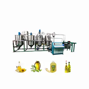 Automatic electrolysis palm Small Business cooking Kernel Oil Refining Processing Machine Price