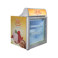 Meisda 55L SD55B Mini congélateur Vertical à faible bruit avec porte en verre