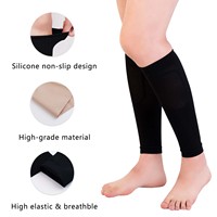 Chaussettes de compression de sport confortables toute la journée pour les varices Soulagement de la douleur musculaire Soutien du mollet pour hommes et femmes