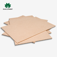 Tablero de MDF/HDF Crudo de 18 mm, Tablero de Fibra de Alta Calidad, Láminas de Madera Lisa de 1220x2440 mm para Tablero de Melamina de Alto Brillo