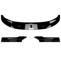 2025 gaya baru kit bodi mobil hitam mengkilap Splitter depan bibir olahraga 2011-2017 untuk BMW 5 seri F10 M kualitas tinggi bibir Bumper mobil
