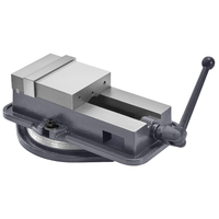 Étau d'usinage CNC pour le fraisage à usage intensif Étau de banc fixe à angle de 5 pouces Barre de guidage de précision Pince plate Mâchoire de fixation lourde