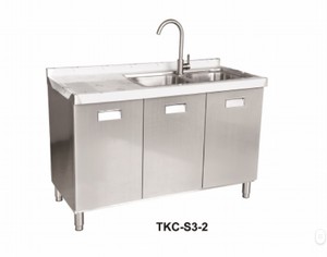 2023สำหรับร้านอาหารโรงแรมตู้ครัวเข้ามุมทำจากสแตนเลส - Product Image 6