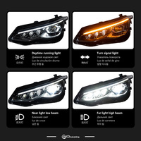 Phare avant AKD pour VW Golf 8 MK8, phare LED 2021-2024, phares Golf8, DRL MK7.5, phare avant avec signal dynamique, lentille de projecteur