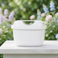 Cartouche de rechange en PP de qualité alimentaire pour carafe filtrante d'eau alcaline, durée de vie 360L, sans plomb ni mercure, eau au goût pur