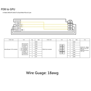 Angitu Özel Yapım 18awg/16awg Kablolar, 3.0 Pitch Kusursuz Konnektörlü - Product Image 2