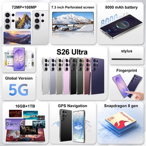 Nuevo Smartphone S26 <span class=keywords><strong>Ultra</strong></span> con Batería Grande a <span class=keywords><strong>Precio</strong></span> de Fábrica, Android 15, Reconocimiento Facial, Calidad Empresarial - Product Image 5
