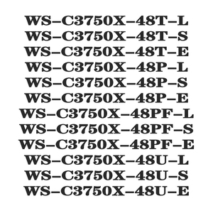 Mới WS-C3750X-48T-L WS-C3750X-48T-S WS-C3750X-48T-E 3750x Series 48 Gigabit dữ liệu cổng 3 lớp lõi chuyển đổi - Product Image 1