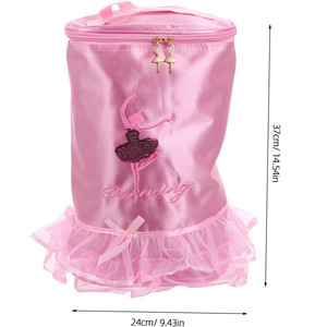 7453 carino ricamo danza Ballerina rosa zaino con Tutu abito regalo di compleanno <span class=keywords><strong>per</strong></span> bambine e bambine - Product Image 3