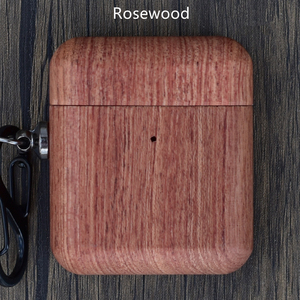 Boîte <span class=keywords><strong>Airpods</strong></span> Pro 1 2 3 4 Max, boîtier en bois véritable de bambou, fait à la main, avec crochet, nouveauté - Product Image 6
