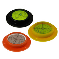 Niveau à bulle circulaire universel 90 mm avec autocollant pour carrelage mural et nivellement d'armoires OEM