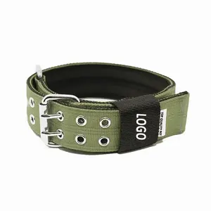 Factory Direct Sale Soft Neoprene Adjustable Comfortable Nylon Dog Collar With 2 Pin Buckle Suitable For Large Dog