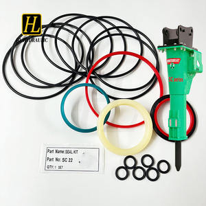 Kit d'assortiment de joints toriques en caoutchouc noir SC22 pour boîte en plastique transparente automobile et hydraulique, pour pièces de brise-roche hydraulique d'excavatrice - Product Image 5