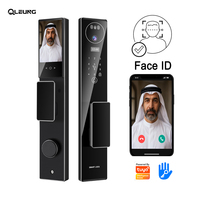 Gesichtserkennung Handabdruck Aluminiumlegierung Tür-Smartlock Tuya Gegensprechanlage Videoanruf Sichtbare Kamera NFC-Karten-Zugang Schlüsselloser Einstieg WLAN Zuhause