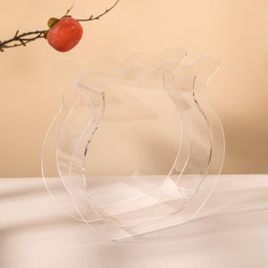 हाइड्रोपोनिक घर सजावट के लिए आधुनिक स्पष्ट मछली टैंक एक्रिलिक फूल vase - Product Image 3