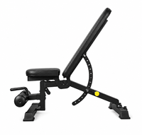 Banc de musculation multifonctionnel pliable et réglable noir Kepler K1777066, capacité de charge maximale 400 kg – Meilleure vente