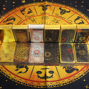 Juego de Cartas de <span class=keywords><strong>Tarot</strong></span> Rider con Lámina Dorada, Versión en Inglés, Paquete Simple, Impresión Impermeable, Juego de Mesa de Entretenimiento - Product Image 4