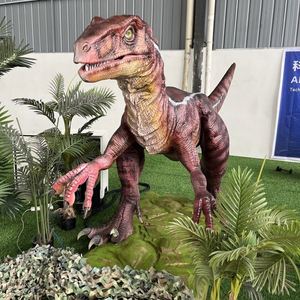 Dinosaure animatronique personnalisable de haute qualité grandeur nature pour parc d'attractions, Rapin féroce de la période jurassique - Product Image 1