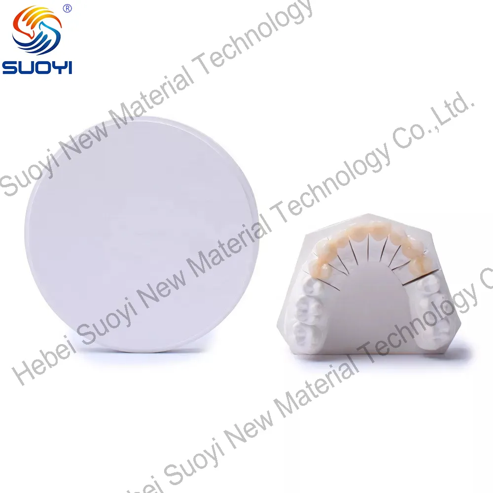 Zirconia dental ultra transparente de alta calidad de fábrica de exportación de China rápido