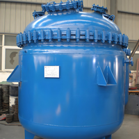 Réacteur à enveloppe émaillée en verre, chauffage électrique, haute pression, à flux direct, pour réactions chimiques, prix usine