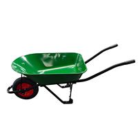 Carretilla de Jardín WB7400R de Acero Resistente con Bandeja de 160 kg y Capacidad de 5CBF, Rueda Neumática 4.00-8, Carretilla para Concreto