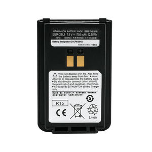 SBR-28Li <span class=keywords><strong>7.4V</strong></span> 1750mAh thay thế Walkie Talkie Pin cho Yaesu FT-4XR FT-4VR hai cách radio Pin <span class=keywords><strong>Lithium</strong></span>-ion - Product Image 1