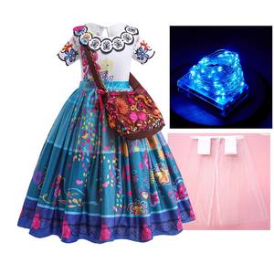 Costume <span class=keywords><strong>de</strong></span> cosplay d'Halloween avec lumière LED, <span class=keywords><strong>robe</strong></span> <span class=keywords><strong>de</strong></span> princesse <span class=keywords><strong>Encanto</strong></span> <span class=keywords><strong>Mirabel</strong></span> pour filles, MIHC-001 - Product Image 4