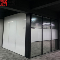 Easy Installation Modular Partition Wall for Office Rooms with Aluminum Frame Design