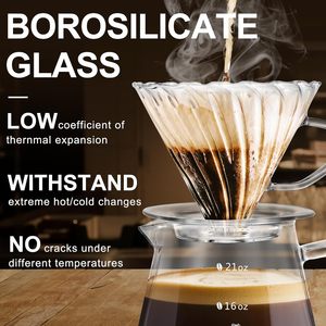 ชุดอุปกรณ์ชงกาแฟพกพาสุดหรูแบบขายส่ง ชุดทำเอสเพรสโซแบบดริปพร้อมแก้วเซิร์ฟเวอร์ - Product Image 2