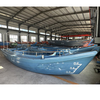 Bateau de travail pour la culture de la coquille Saint-Jacques en mer, en polyéthylène haute densité, 25 pieds, fabriqué en usine