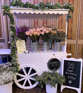 Chariot à Dessert en forme de cœur pour fête prénatale, présentoir de fleurs, ou pour bonbons - Product Image 6
