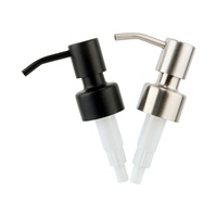 Bouteille pulvérisateur en acier inoxydable avec pompe, buse de shampoing anti-déversement, capuchon de parfum givré, diffuseur