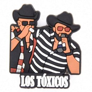 Nuovi Charm per Scarpe Clog Messicane Designer Groupo Firme, Accessori per Scarpe in PVC 3D Personalizzati all'Ingrosso - Product Image 4