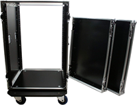 Boîtiers audio en aluminium, rack de transport pour DJ, boîtier d'amplificateur, étui DJ avec roulettes
