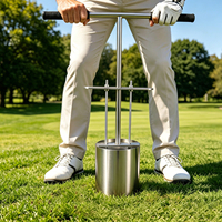 Coupe-trous manuel en acier inoxydable pour parcours de golf coréen, ouvre-trous pour green de putting