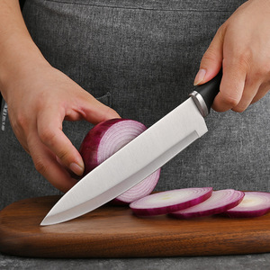 Gốc thép không gỉ dao nhà bếp dao kéo đầu bếp dao thiết lập với dễ dàng grip xử lý - Product Image 4