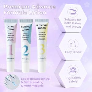 Kit de Lifting de Pestañas al por Mayor con Marca Privada, Kit Coreano de Lifting de Pestañas y Laminación de Cejas, Tubos Profesionales de Laminación de Cejas con Queratina - Product Image 5