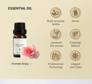 Vente en gros d'huiles essentielles d'aromathérapie naturelles et biologiques à base d'extraits de plantes, 30 ml, parfum rose, lavande, jasmin, citron - Product Image 3