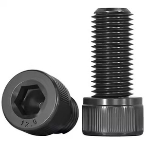 12.9 Grade Hex Bolt Set M2 M3 Metric Alloy Steel High Strength Fastener Connection Round Head Black Cup 300Pc Pack - Product Image 5