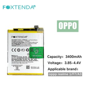 แบตเตอรี่ลิเธียมคุณภาพสูง <span class=keywords><strong>BLP661</strong></span> 3400mAh สำหรับ Oppo Realme 1 F7 A3 แบตเตอรี่ลิเธียมโพลิเมอร์แบบชาร์จได้ <span class=keywords><strong>BLP661</strong></span> - Product Image 2