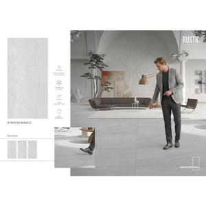 Azulejos de Porcelana Pulida Super Bianco 600x1200mm, Colección Mármol Blanco para Pisos y Paredes Modernos - Product Image 4