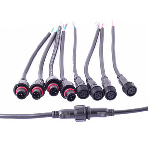5 Pins 0.3mm2 AWM <span class=keywords><strong>2464</strong></span> PowerสายไฟIP67 กันน้ำสายเชื่อมต่อ - Product Image 5
