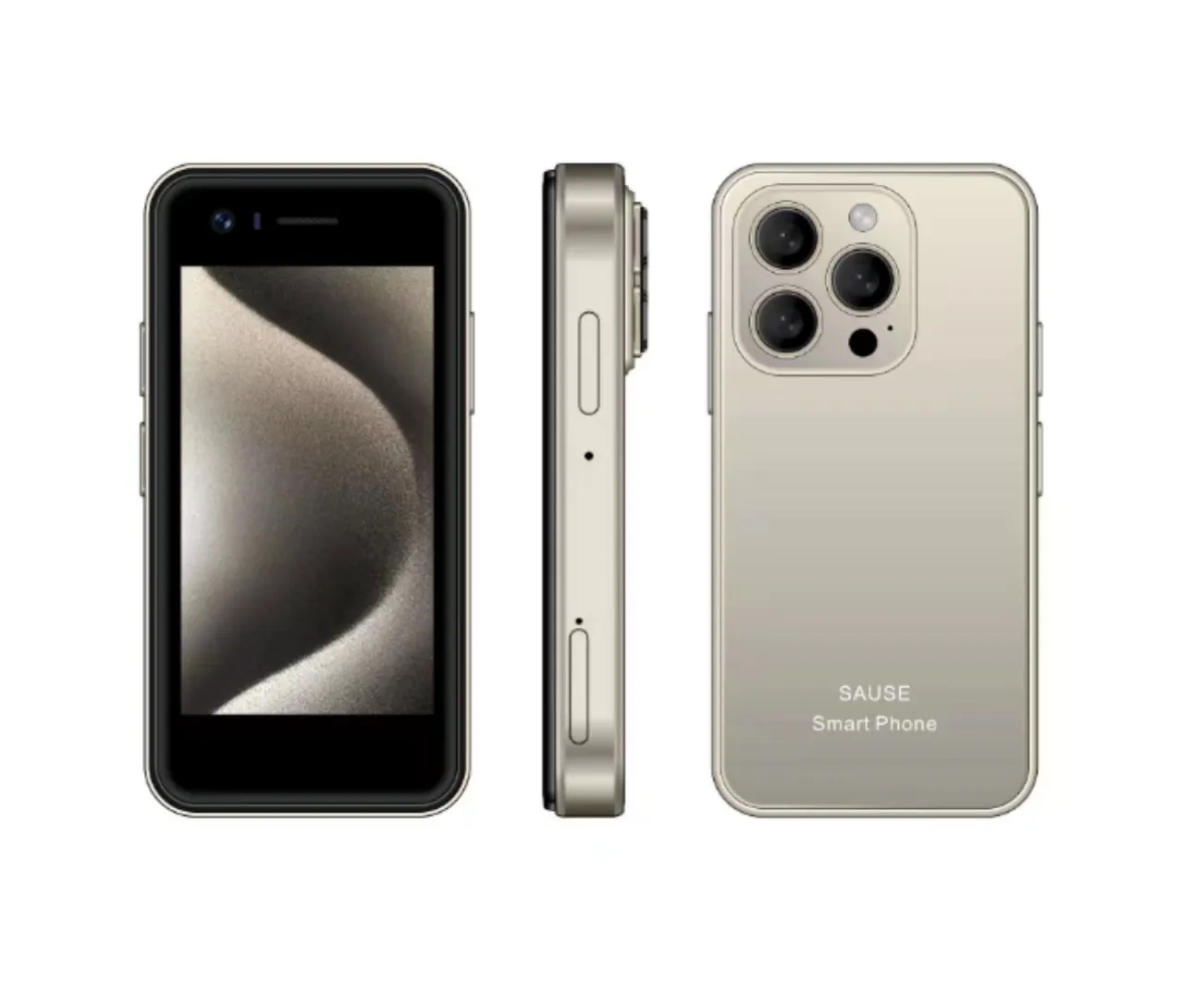 スマートフォン2024Wcdma3GデュアルSIMクアッドコアAndroid8.1格安ミニスマート携帯電話