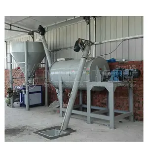 Línea de producción de mortero seco 3-4 T/H, máquina mezcladora de cemento y arena para masilla de pared, planta de fabricación de adhesivos para baldosas de cerámica a la venta