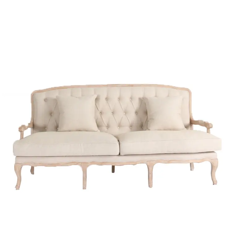 Retro Stijl Nubuck Lederen Couch Knop Terug Sofa Ontwerp Lederen Sofa Royal Wedding Sofa Set