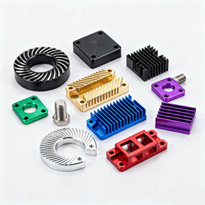 Bagian aluminium OEM presisi tinggi layanan mesin putar penggilingan <span class=keywords><strong>CNC</strong></span> bagian logam Anodized mesin <span class=keywords><strong>CNC</strong></span> kustom - Product Image 1