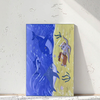200x300mm Marine Life Inspired Oceanic Cuisine Salle de bain Sol Mur Texturé Antidérapant Carreaux de porcelaine décoratifs