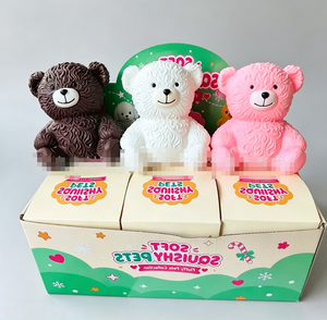 Nouvel Arrivage Lisa : Ours en Peluche Rose <span class=keywords><strong>Squishy</strong></span>, Petit Animal en Peluche, Cadeau Best-seller, Anti-stress, Jouet Mignon à Rebond Lent - Product Image 2