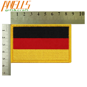 Land Regionale Nationale Naai-Op Geborduurde Badges Patches Bloemvormige Ijzer-Op Geborduurde Vlag Patches Voor Hoeden Twill Voor Ons - Product Image 4