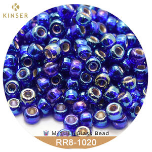 Miyuki ronda rocallas 8/0 perlas de 3 mm [21 Color brillo metálico 10g paquete - Product Image 3